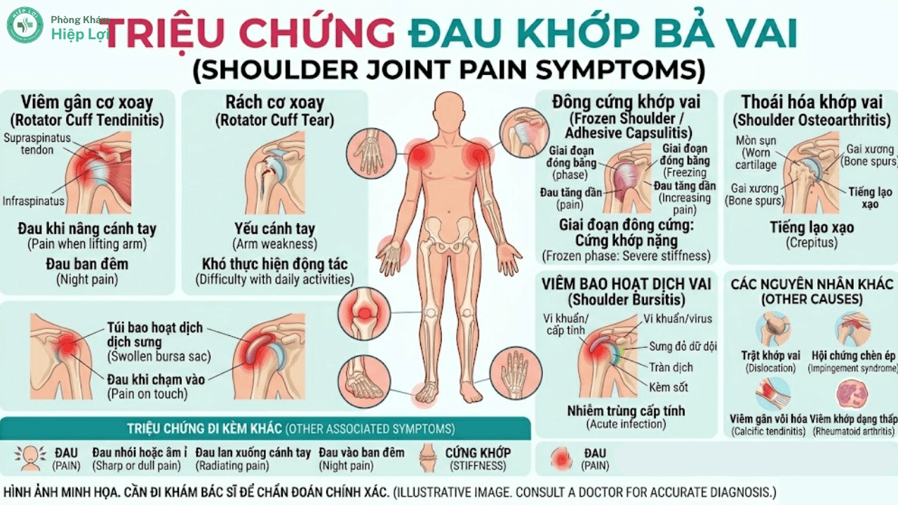 Đau Khớp Bả Vai Là Dấu Hiệu Của Bệnh Gì? Cách Điều Trị
