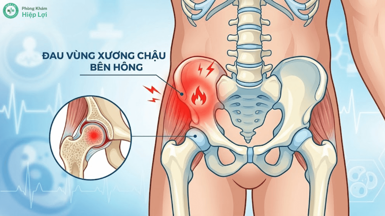Đau Xương Chậu Bên Hông Là Bệnh Gì? Giải Mã Nguyên Nhân & Cách Điều Trị Hiệu Quả - Phòng khám Hiệp Lợi