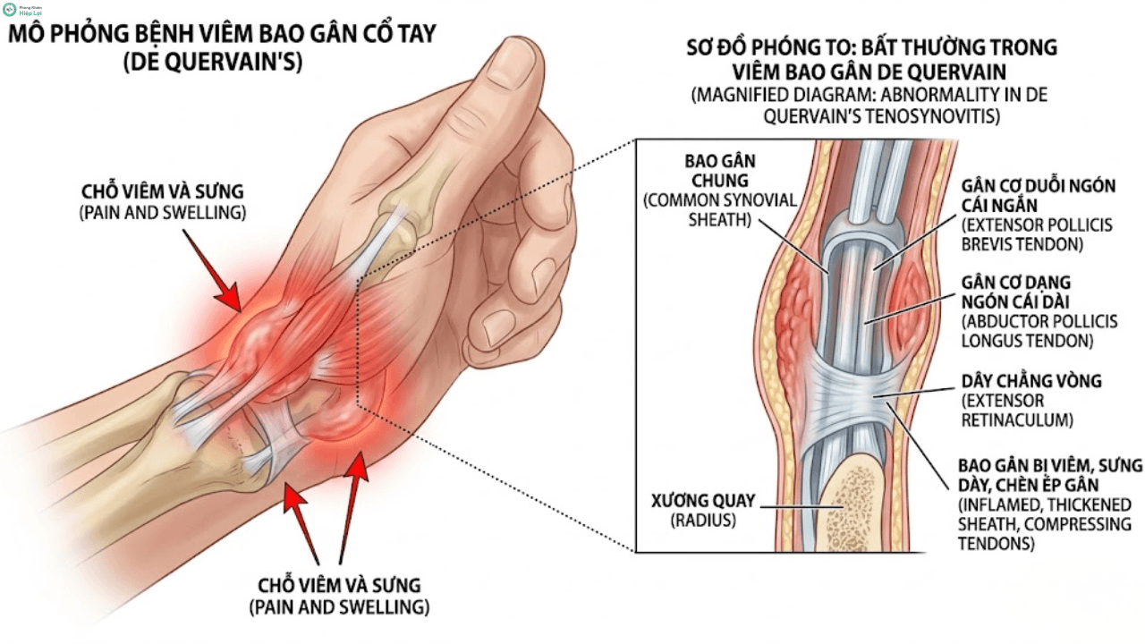 Viêm Bao Gân Cổ Tay: Nguyên Nhân, Dấu Hiệu Và Cách Điều Trị