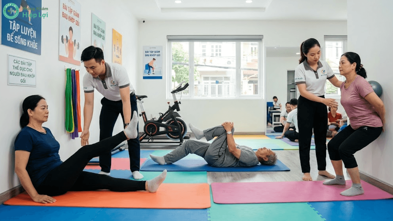 Hướng Dẫn Các Bài Tập Thể Dục Cho Người Đau Khớp Gối An Toàn Và Hiệu Quả Nhất - Phòng khám Hiệp Lợi