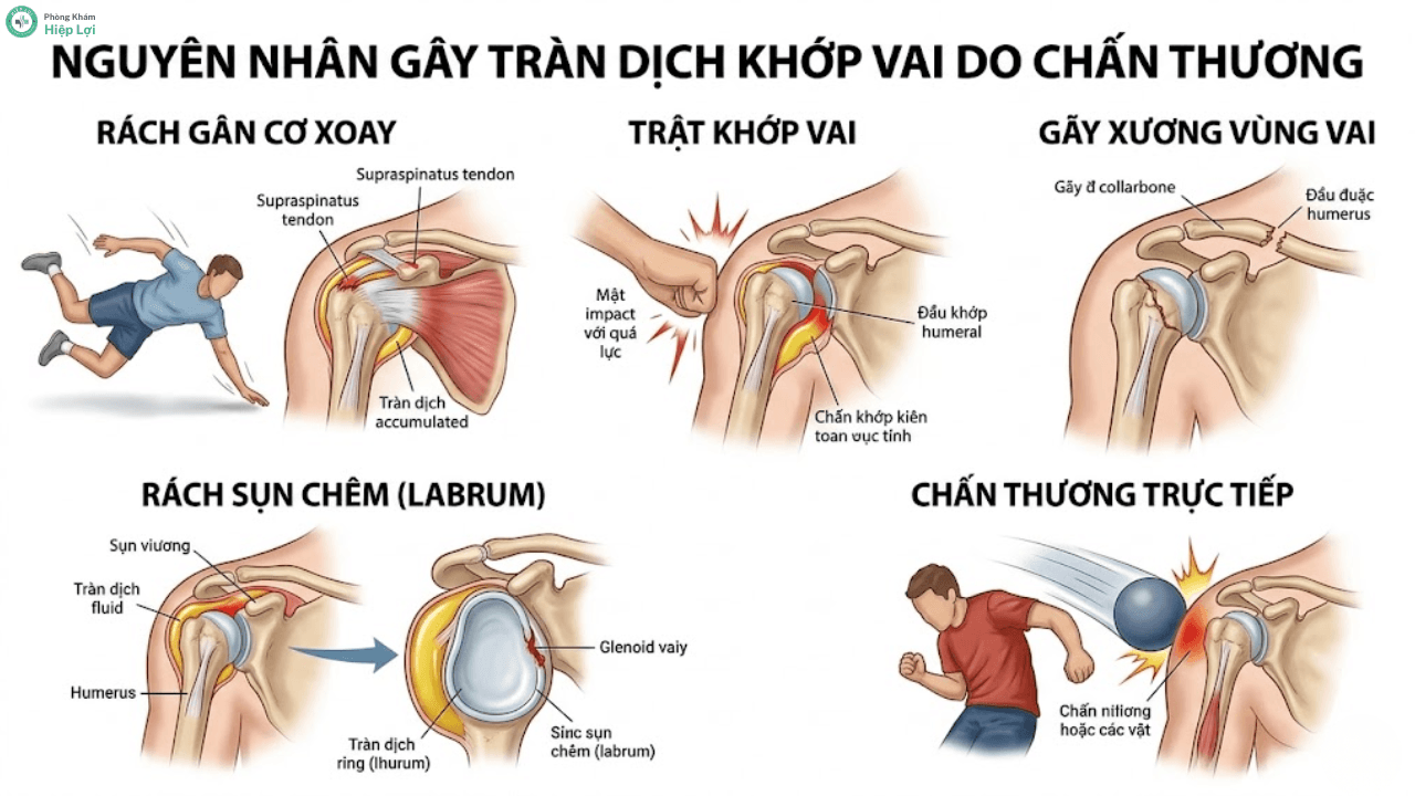 Điều Trị Và Chăm Sóc Bệnh Nhân Tràn Dịch Khớp Vai - Phòng khám Hiệp Lợi
