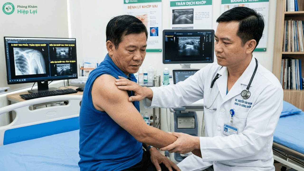 Điều Trị Và Chăm Sóc Bệnh Nhân Tràn Dịch Khớp Vai - Phòng khám Hiệp Lợi