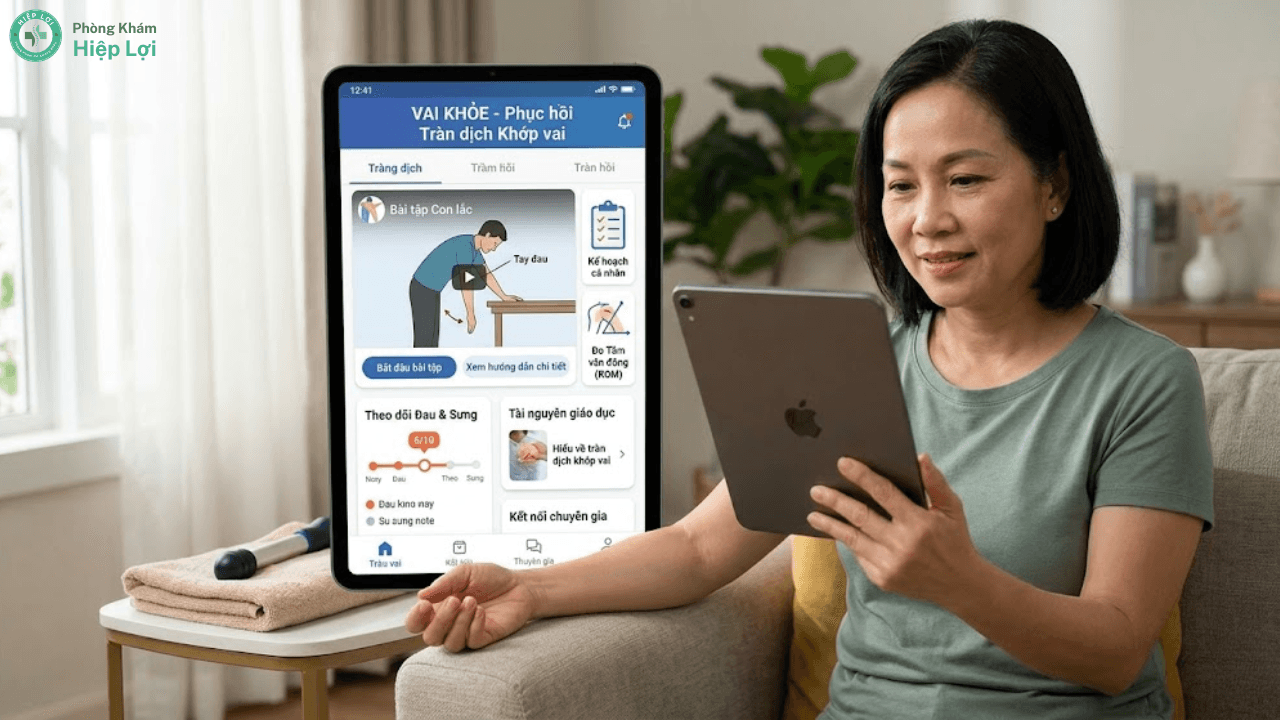 Điều Trị Và Chăm Sóc Bệnh Nhân Tràn Dịch Khớp Vai - Phòng khám Hiệp Lợi