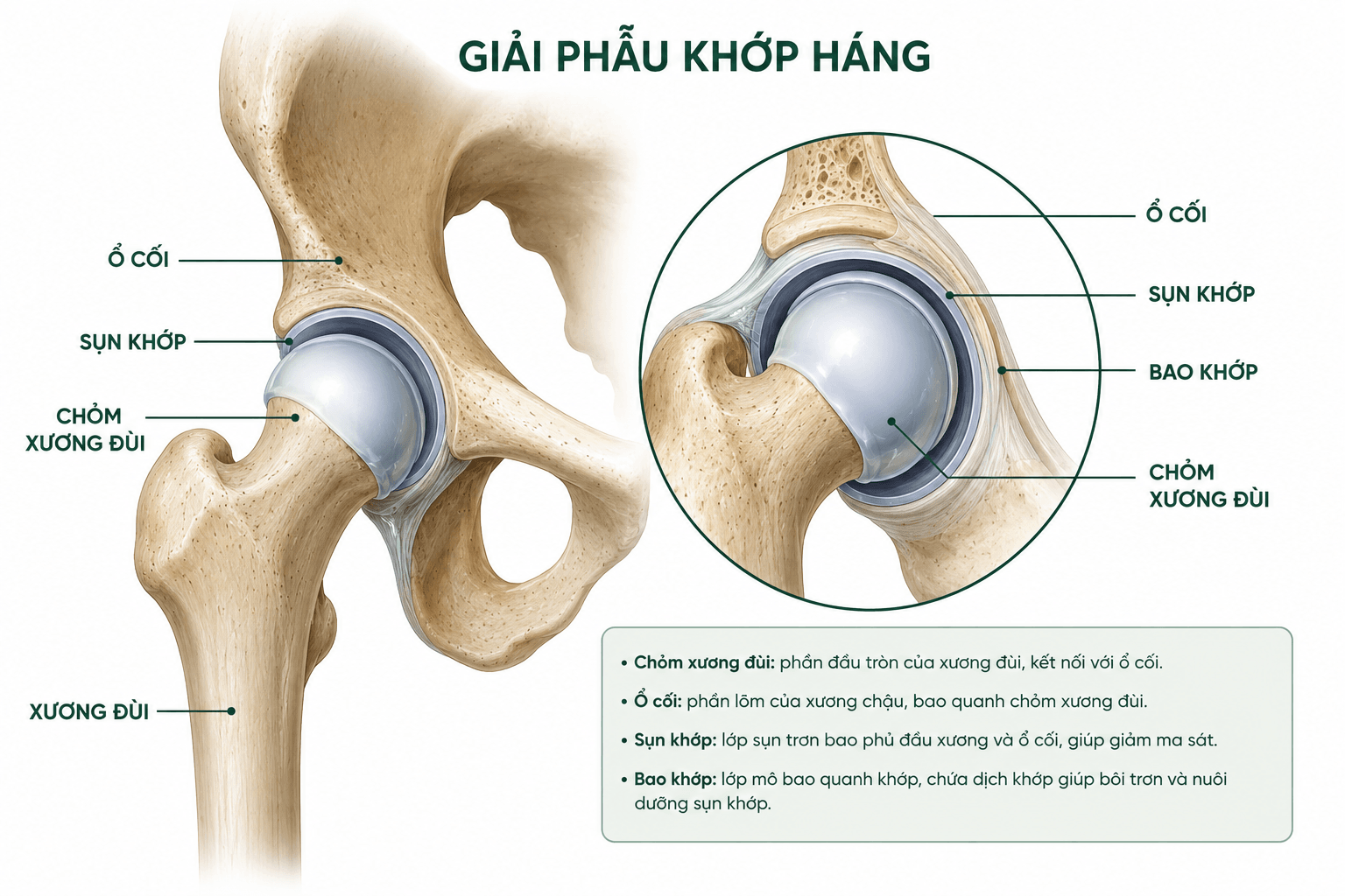 Thoái Hóa Khớp Háng: Nguyên Nhân, Dấu Hiệu Và Cách Điều Trị - Phòng khám Hiệp Lợi