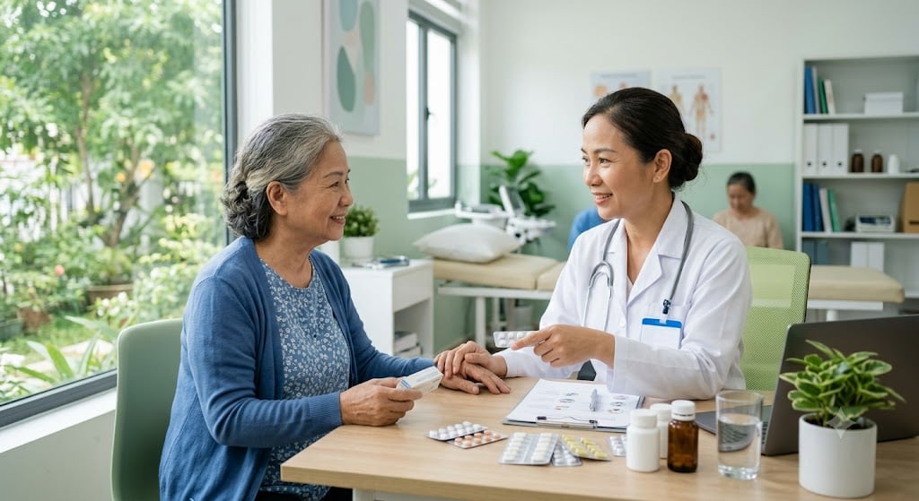 Lạm Dụng Thuốc Giảm Đau Ở Người Cao Tuổi: Hiểm Họa Và Cách Dùng Thuốc An Toàn - Phòng khám Hiệp Lợi