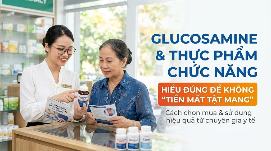 Glucosamine & Thực Phẩm Chức Năng - Hiểu Đúng Để Không "Tiền Mất Tật Mang"