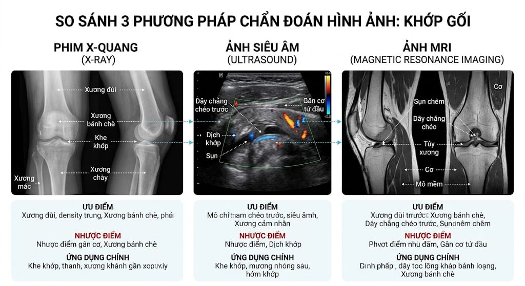 X-Quang, Siêu Âm Hay MRI: Chọn Phương Pháp Nào Cho Bệnh Xương Khớp? - Phòng khám Hiệp Lợi