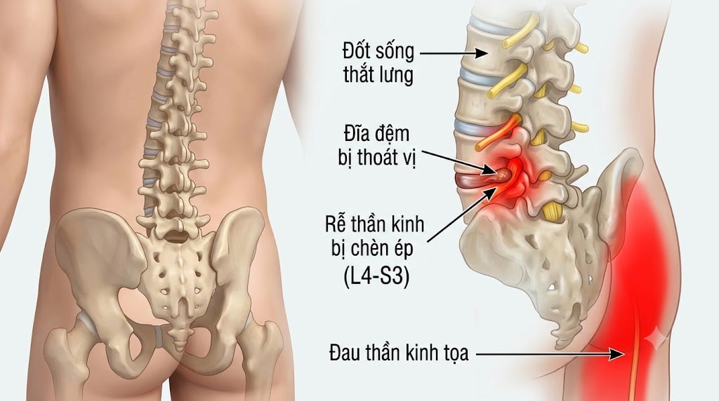 Đau Thần Kinh Tọa: Nguyên Nhân, Dấu Hiệu Và Cách Điều Trị - Phòng khám Hiệp Lợi