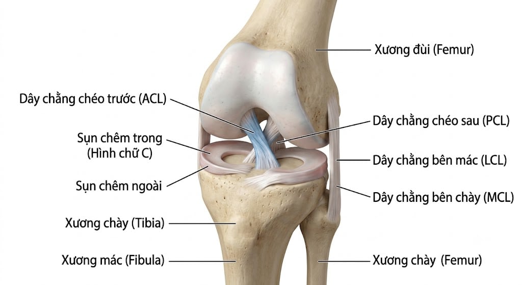 Rách Sụn Chêm Và Đứt Dây Chằng Chéo Trước: Đừng Chủ Quan - Phòng khám Hiệp Lợi