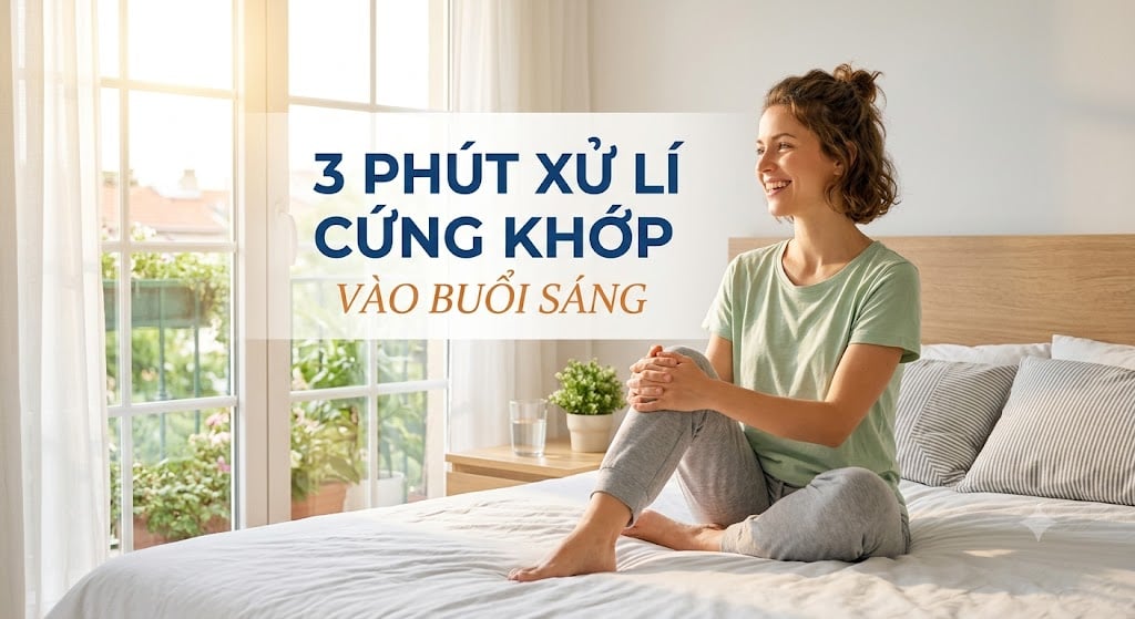 3 Phút Xử Lí Cứng Khớp Vào Buổi Sáng