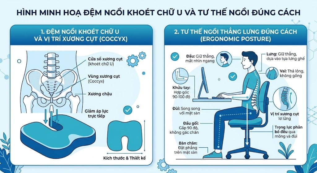 Đau Xương Cụt: Nguyên Nhân, Dấu Hiệu Và Cách Cải Thiện Tại Nhà - Phòng khám Hiệp Lợi