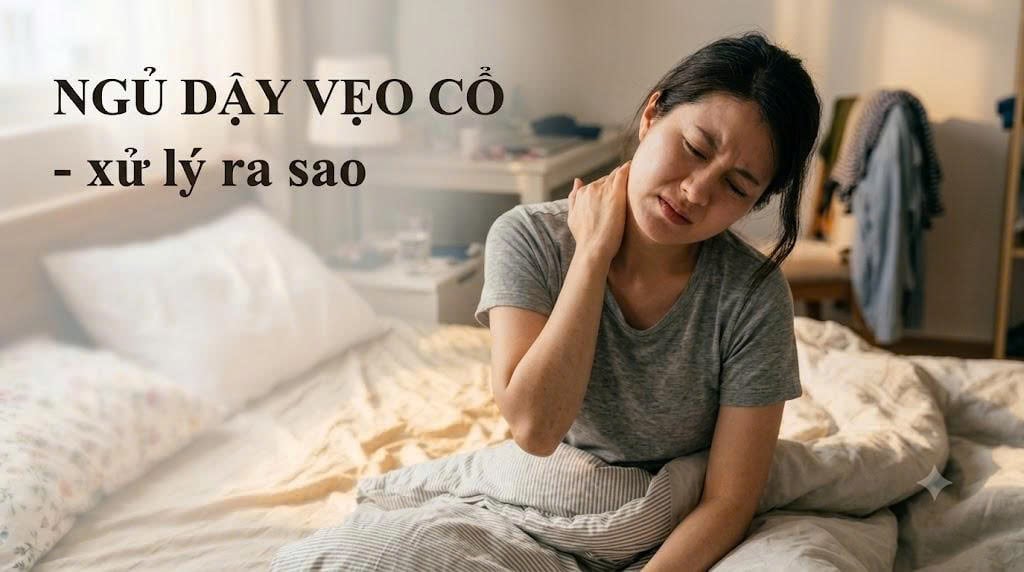 Xử Lí Sao Khi Ngủ Dậy Bị Vẹo Cổ