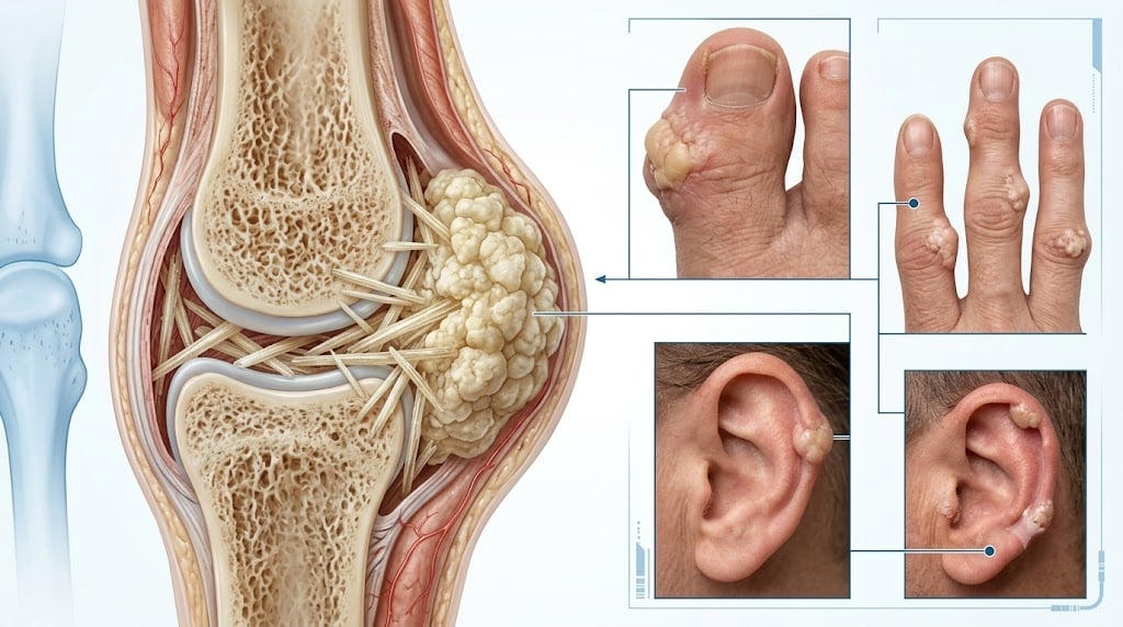 Gout Mạn Tính Và Hạt Tophi: Vì Sao Chỉ Uống Giảm Đau Khi Đau Là Chưa Đủ - Phòng khám Hiệp Lợi