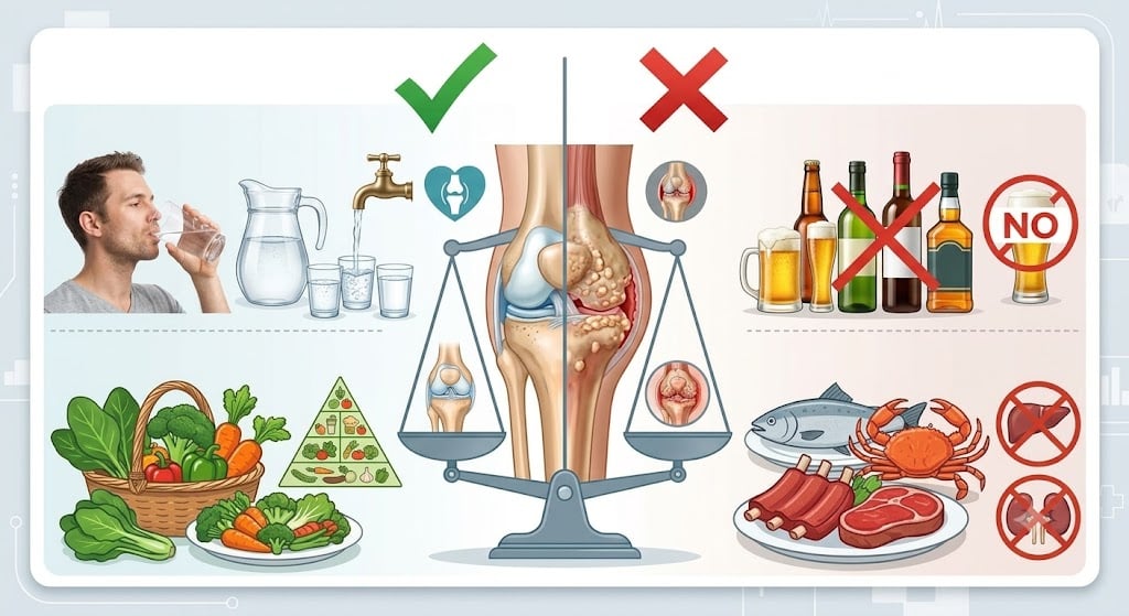 Gout Mạn Tính Và Hạt Tophi: Vì Sao Chỉ Uống Giảm Đau Khi Đau Là Chưa Đủ - Phòng khám Hiệp Lợi