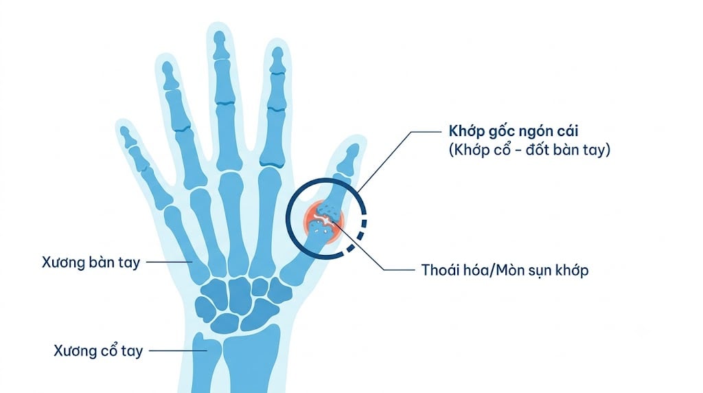 Thoái Hóa Khớp Gốc Ngón Cái: Đau Tay Ở Phụ Nữ Trung Niên Dễ Bị Chẩn Đoán Nhầm - Phòng khám Hiệp Lợi