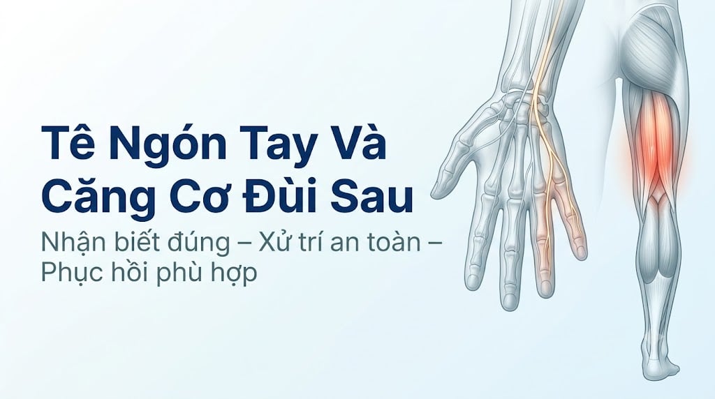 Tê Ngón Út, Ngón Áp Út Và Căng Cơ Đùi Sau: Nguyên Nhân, Cách Xử Trí