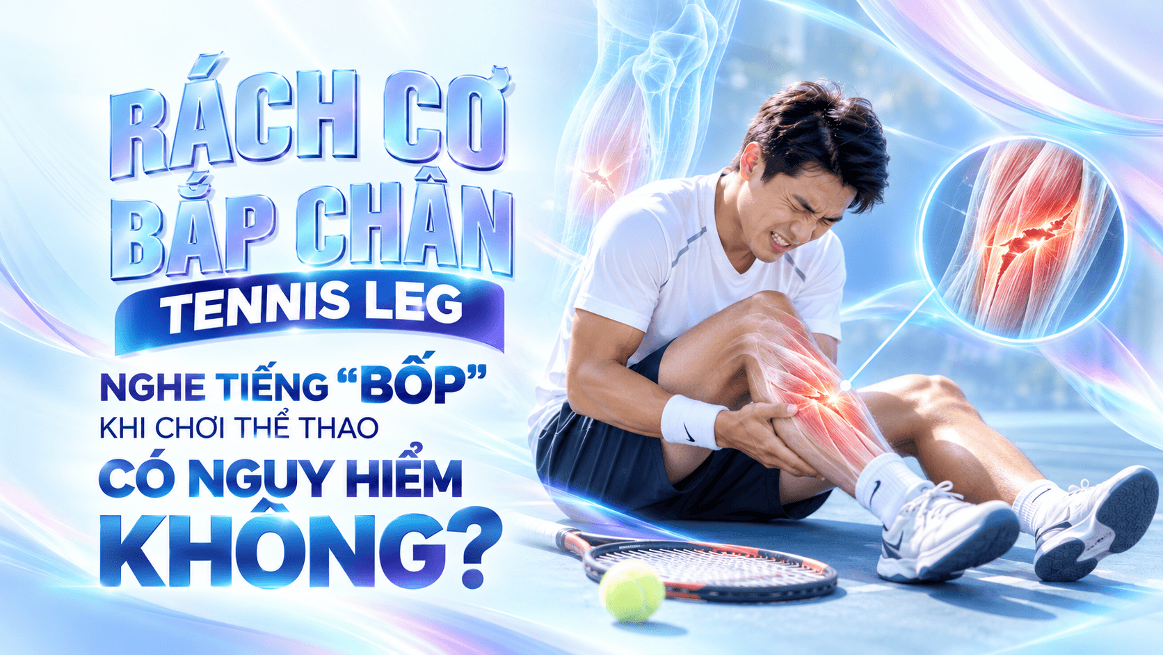 RÁCH CƠ BẮP CHÂN-CÓ NGUY HIỂM KHÔNG?